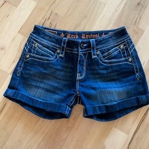 Rock revival Jean shorts